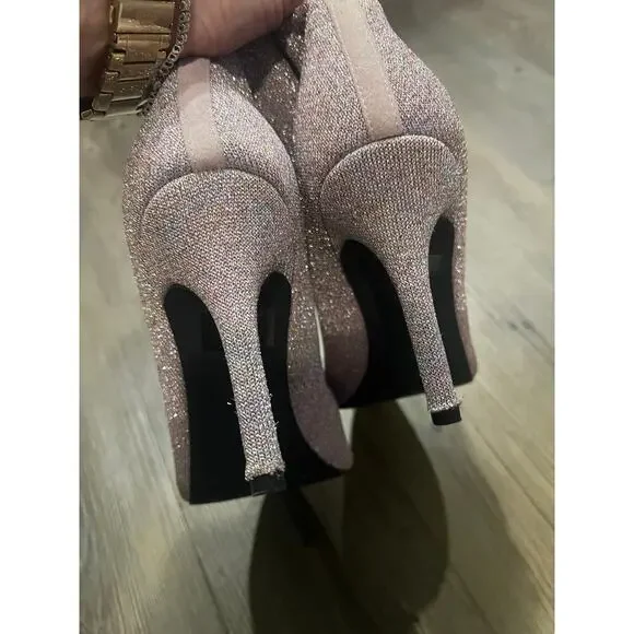 Gianni Bini cloth heeled boots - Picture 3 of 4